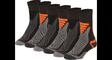 Xtreme Sockswear Wandelsokken - 6 paar wandel sokken - Multi Green - Maat 35/38