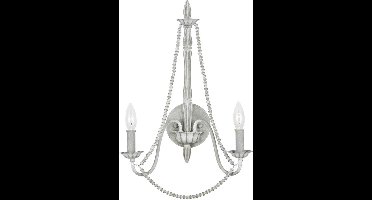 Feiss LED Wandlamp Maryville | 2X E14 Max 60W | Washed Grey