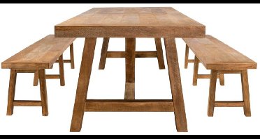 DTP Home Eettafel Monastery rechthoek teakhout - 250x78 cm