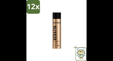 Syoss – Haarspray – Keratin Hold 4 – 400 ml - Voordeelverpakking - 12 stuks - Fixatie - Stylen