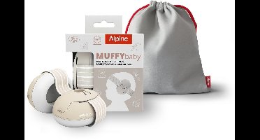 Alpine Muffy Baby Gehoorbescherming (12-36 Maanden) - Gecertificeerde Koptelefoon Baby - Verstelbare Oorbeschermers voor Baby en Peuter - 23 dB Demping - Sand
