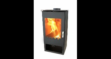 MaxxHome Moderne houtkachel - 7,5 kW - 40x47x97cm - Geschikt voor ruimtes tot 120 m³ - zwart
