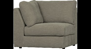 vtwonen Family Hoek Bank Element - Polyester - Grijs
