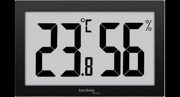 Technoline Thermometer WS 9465 Met groot display 223 x 144 x 24mm Zwart