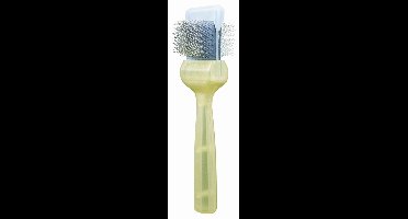 Activet Borstel - Ultra Zacht Dubbelzijdig - 20x5x5 cm, Edelstalen Pinnen, Flexibele Borstelkop