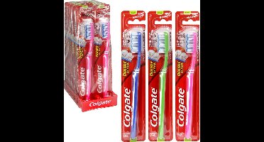 12x Colgate Double Action tandenborstel