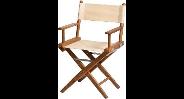 Regisseursstoel Teak DeLuxe met Beige Canvas