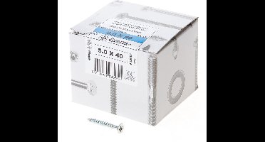 ASF Fischer Fischer Spaanplaatschroef platkop verzinkt pozidriv 5.0 x 40mm (Prijs per 200 stuks)