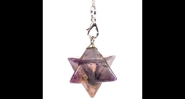 Pendel - Amethist - Mer-Ka-Ba - 3 cm