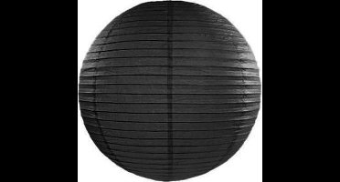 2 lampionnen zwart 20 cm