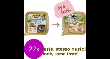 Mister Stuzzy Dog Paté Puppy - Hondenvoer - 22 x Kip 150 g