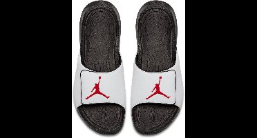 Jordan Hydro 6 Slide - Badslippers - Maat 46 - Wit/Zwart/Gym Red / Wit Zwart - Hydro 6 - Lifestyle - Unisex Badslippers