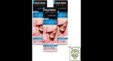 3 x Syoss Color Blond Pastel Touch P1 Pastel Rose - Haarverf Spray - Pastel Rose - Haarverf Spray - Pastel Rose - Blond - Salonplex Technologie - Haarverf