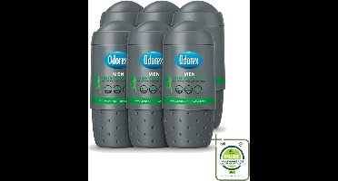 6 x Odorex Men - Deodorant Roller - Fresh Protection - Fris & Beschermend - 50 ml - Grootverpakking - Mannelijke Deodorant - Zweetbescherming - Frisheid - Deodorant Roller - Mannelijke Geur