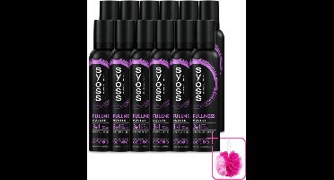 12 x Syoss - Fullness - Haarmousse - Lichtgewicht Volume - 250 ml - Bulkverpakking - Haarvolume - Haarmousse