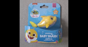 Nickelodeon Baby Shark / Opwindbaar / Bad speelgoed / Vis speelgoed / Geel / Vanaf 18 Maanden