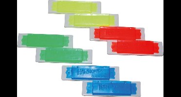 ESPA - 8 kleurrijke mini harmonicas