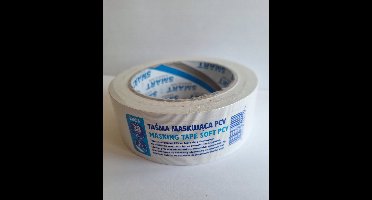 Witte PVC Afplaktape 38mm x 25m - Duurzaam en Veelzijdig