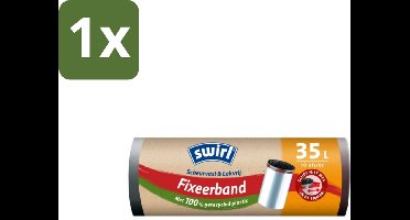 Swirl – Pedaalemmerzakken – 35 L – Fixeerband – 10 zakken - 1 stuk