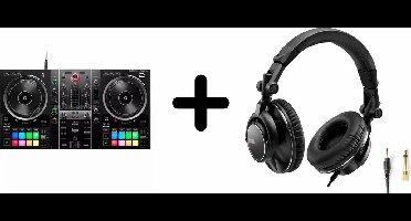 Hercules Inpulse 500 - DJ Controller + DJ-Koptelefoon Hercules HDP DJ60 - Zwart