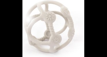 Bo Jungle - Silicone Speelgoed Baby - Bijtring - Bal grijpspeeltje - Tandvlees massage - Bij doorkomende tandjes - Ball Silicone Grey