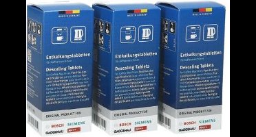 Ontkalking ontkalker espressomachines - geschikt voor Bosch Siemens tabletten - 3x 6 stuks -ontkalkingstabletten