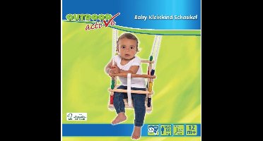 Vedes houten baby schommel outdoor - 30x30cm - weerbestendig speelgoed.