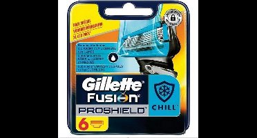 Gillette Fusion ProShield Scheermesjes Chill 6 stuks