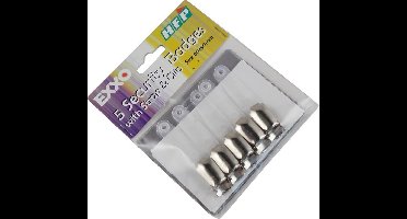 EXXO-HFP 92557 - 60x90mm Security Badges - 5 Pak @5 Stuks