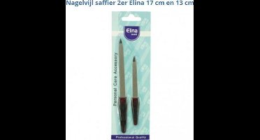 Nagelvijl saffier 2 stuks 17cm en 13cm