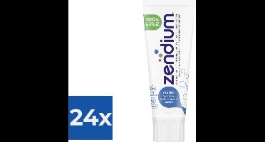 Zendium Tandpasta Classic 75 ml - Voordeelverpakking 24 stuks