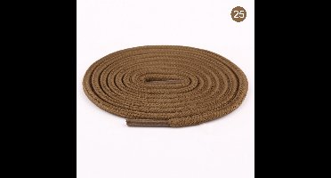 1 paar ronde veters 90 cm bruin