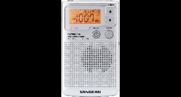 Sangean Pocket 250 - DT-250 - Zakradio, AM/FM, batterijen - Zilver