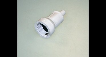 ABL Contrastekker RA PVC Kort - Wit