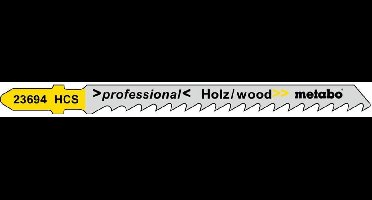 Decoupeerzaagbladen clean wood Gebruikslengte74mm Tandsteek4mm HCS geslepen gegolfd 5 stuks.