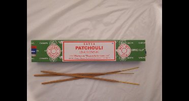 Satya Patchouli Wierookstokjes per 3 pakje 36 stokjes Wierook