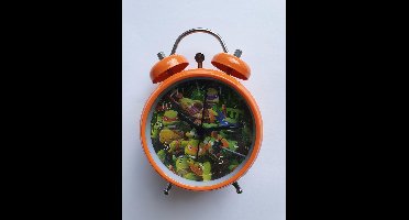 Teenage mutant ninja Turtles wekker 12cm