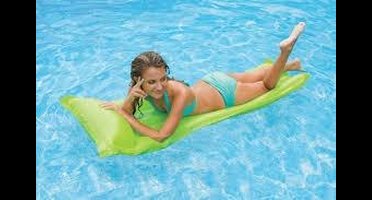 Intex Luchtbed 183 cm groen