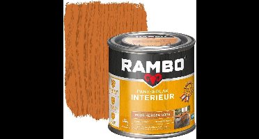 Rambo Pantserlak Interieur - Transparant Zijdeglans - Houtnerf Zichtbaar - Puur Kersen - 0.25L