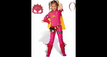 Mega Mindy Pak, Masker - Carnavalskleding - verkleedpak, kostuum - 6-8 jaar + haarband + masker