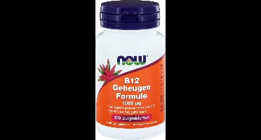 Now Foods - Vitamine B-12 Geheugen Formule 1000 µg - 100 Zuigtabletten