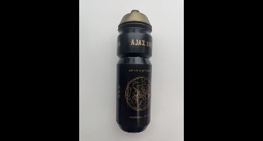Ajax Bidon Oud Logo Zwart Goud - Ajax Bidon - Ajax Waterfles - 750 ml -