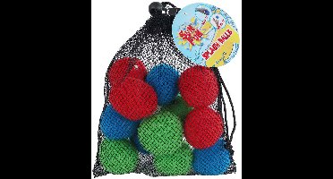 Sun Fun 12 Gekleurde Waterballen in Opbergtas, 6cm