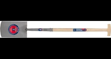Spear & jackson Spear & Jackson Spade breed gebogen met steel en T-handvat 914mm blad 284 x 179 x 183mm