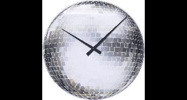 Disco wandklok zilver - NeXtime