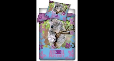 Animal Planet dekbedovertrek - Multi - 1-persoons (140x200 cm + 1 sloop)