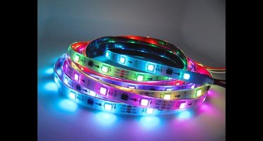 Digitale LED RGB Strip - 7,2W/m - 12V - 5m - IP65 - WS2811