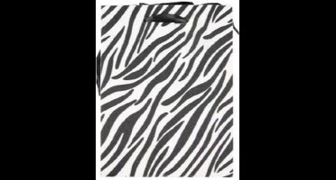 Papieren cadeau tas M Fake f.Animal skin