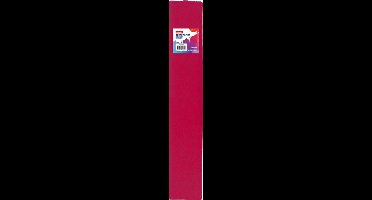 CREAKIT. Crêpepapier – 50 x 250 cm – Knutselen voor Kinderen en Volwassenen – Knutselpapier – Gekleurd Tekenpapier – Vloeipapier – Crepe Papier – Bordeauxrood