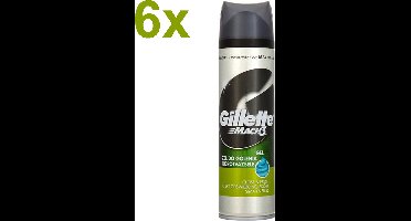 Gillette - Mach3 Gel - Close & Fresh - Scheergel/Scheerschuim - 6x 200ml